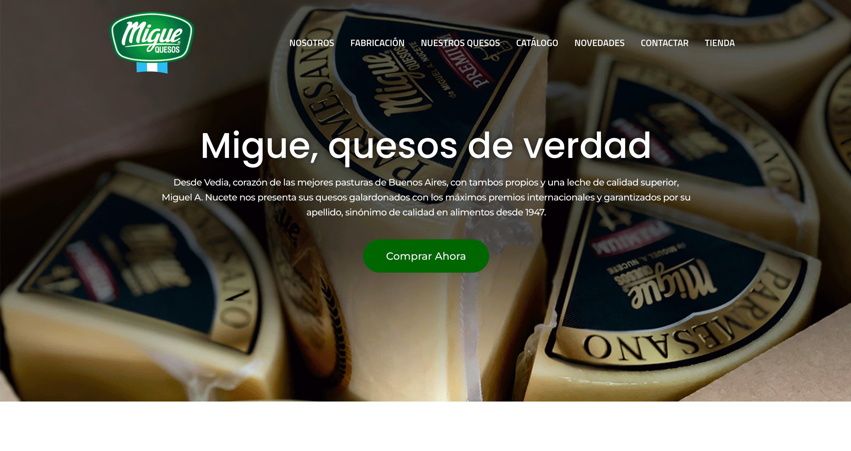 Tienda online de Quesos Migue