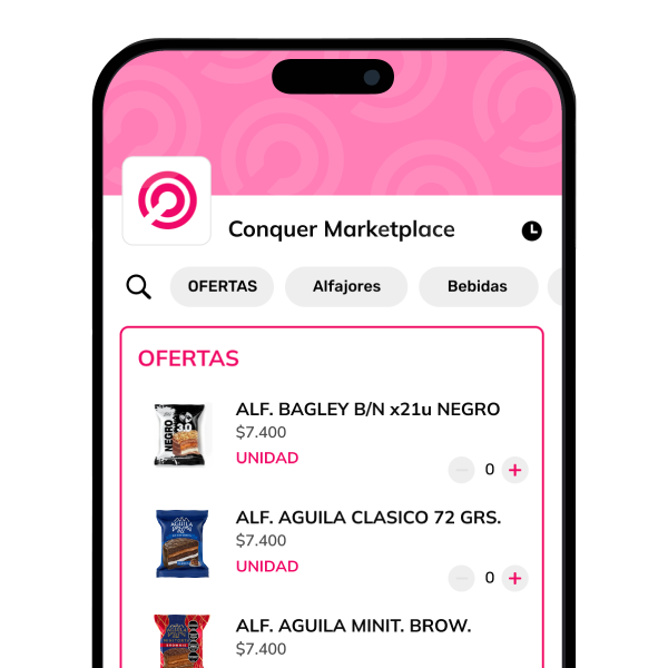Conquer Marketplace — catálogo digital integrado para preventa y distribución en LATAM