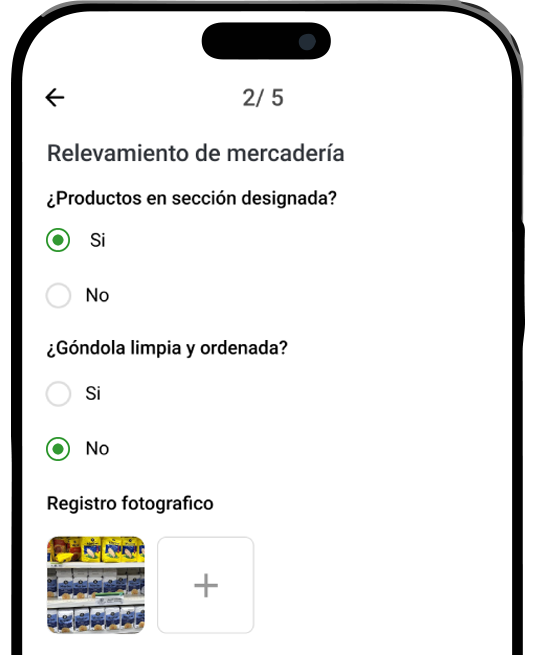 Reposición interface